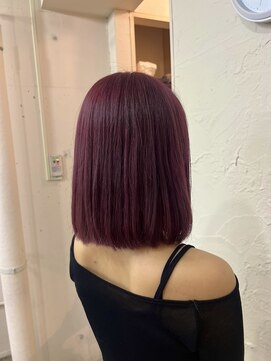 アジールヘア 北千住駅西口店(agir hair) ピンクラベンダー 暖色カラー