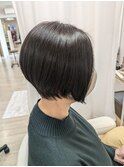 【５０代】前下がりボブ