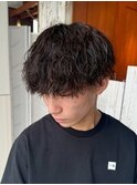 ナチュラルパーマ　ソフトツイストパーマ学生おすすめパーマ