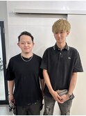 波巻きツイストスパイラルパーマ/フェザーパーマ/眉毛/メンズ