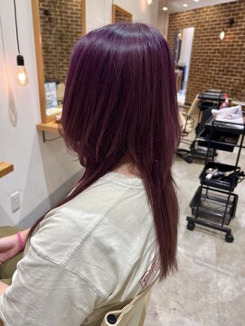 ヘアーエスクールステラ(hair S.COEUR stella) ブリーチ１回ハイトーンカラー