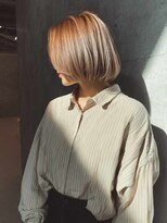 シェル 立川(shell) くびレイヤーエモージュグレージュカラーくびれショート【立川】