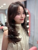 ボタン シブヤ(VOTAN SHIBUYA)&nbsp;ブラウン/韓国ヘア/渋谷/レイヤー/顔まわり