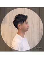 ピヴォヘアー(pivo hair)&nbsp;メンズカット　ツーブロック　アップバングショート