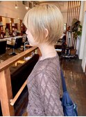 【ハイトーンにも！】丸みショート