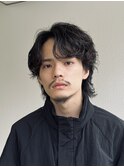シャドウパーマミディアムウルフパーマ新潟メンズパーマ