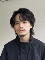 ラヴィズムバイフィフス(LUVISM by fifth) シャドウパーマミディアムウルフパーマ新潟メンズパーマ