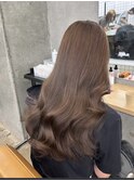 ミルクティーベージュ/ブリーチなしダブルカラー