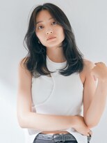 エトル バイ コムマティス 恵比寿駅前店(etre by comme Matisse)&nbsp;小顔カット×透明感カラー[恵比寿駅/髪質改善/オリーブグレー]