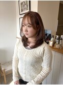 ミディアムレイヤーカット