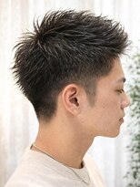 メンズ ルシードスタイル アウラ 松戸市五香(LUCIDO STYLE Aura) スパイキーショート立ち上げ前髪寝ぐせ伸ばしかけ前髪ビジネス