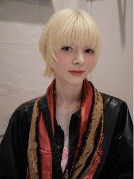 ピークアブー 原宿ハラカド(PEEK-A-BOO) ハイトーンショート/金髪ショート/ショートウルフ