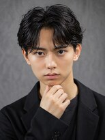 アウル 心斎橋(owl)&nbsp;ニュアンスパーマ×フェザーパーマ×センターパート×men's