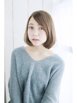 シャンティ 目白(SHANTi) ロングバングのナチュラルボブ