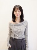 【director寄本】ミディアムレイヤーカット/髪質改善