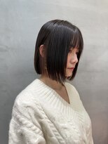 ロンドポレール 北千住(Lond polaire)&nbsp;コーラルベージュ/顔周りカット/レイヤーカット/韓国巻き
