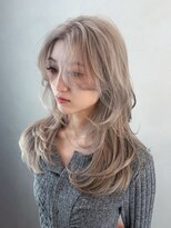 アイティーバイアルバム 松戸店(IT by ALBUM)&nbsp;レイヤーセミロングブリーチミルクティー_ba594731