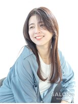 サロンズ 富田駅前店(SALONS)&nbsp;艶さらナチュラルロング/髪質改善