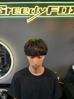 グリーディーフォックス 三軒茶屋(GreedyFOX) 波巻き/マッシュパーマ/ウルフ/ハイライト<理容室>三軒茶屋