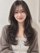 キース ヘアアンドメイク 恵比寿(kith. hair&make)&nbsp;透明感オリーブグレージュ/レイヤーカット/くびれカール