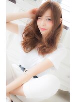 アンジュ ヘアー(Ange hair)&nbsp;小顔　耳かけ　無造作　ランダムカール