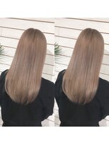 ビーヘアサロン(Beee hair salon) ハイブリーチ×パールベージュ