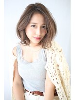 ヘアサロン ガリカ 表参道(hair salon Gallica) 《 Ayu。》× フェミニンボブ × ミルクティーブラウン