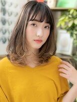 カバーヘア ブリス 戸田公園西口店(COVER HAIR bliss)&nbsp;外国人風☆抜け感色っぽワンカールミディa戸田公園20代30代40代