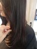 カット+縮毛矯正+炭酸マッサージ+ハホニコ　￥23000