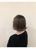 切りっぱなしボブ
