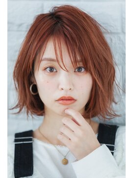 リル 7F 銀座(Rire) 【Rire-リル銀座-】ハネ感のあるひし形ボブ☆