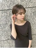 GRANDLINE 千崎聖太 耳かけうぶバングショートヘア　ニュアンス