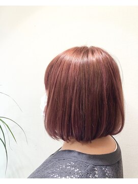 ヘアー スタイリスト(hair STYLIST) 透明感◎ベビーピンク！