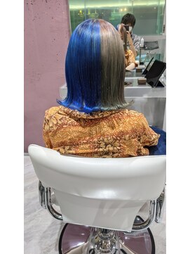 リガナッツ 池袋店(Riganuts) ブルー×シルバーツートーン