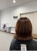 おとなカワイイ☆艶カラー×ぱつっとボブ