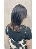 裾カラー×ぱっつんラインの韓国風【コガスタイル】