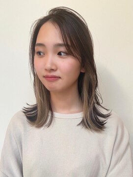 トップヘアー スパアンドリラクゼーション 安城(spa&relaxation) インナーミルクティーベージュカラー