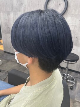 スターズ 川越店(STARS) ネイビー　マッシュヘア