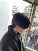 メンズ ラピス 横浜店(Men’sLapis)&nbsp;毛流れナチュラルパーマ×センターパート