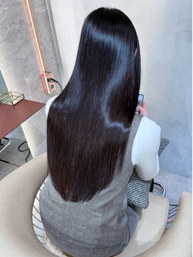 リール 銀座(R'EEL) 縮毛矯正×ダークアッシュ