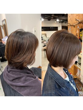 ディッシュ 五反田(dish) ショートボブ/ベージュ★五反田駅美容室