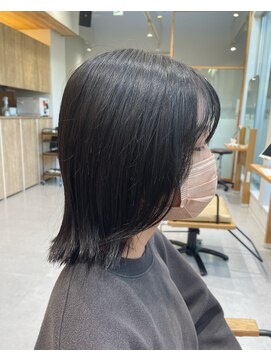 ヘアーアンドスパ メル(hair&spa m.e.l by origami) 結べる切りっぱなしボブ
