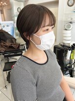 ヘアアンドデイスパ アグー(hair&dayspa AGU) 耳かけ丸みショートボブ☆