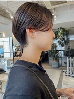 フィルムス 渋谷(FILMS)&nbsp;グレージュカラー/デザインカラー/斜めバング/シルキーベージュ