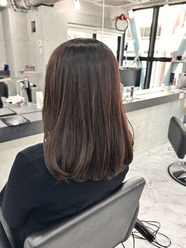 エンディアリング 東銀座(Endearing) 銀座/東銀座/切りっぱなしボブ/エアリーロング/ピンクブラウン