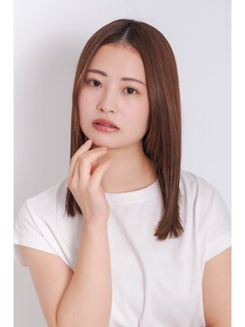 ヘアサロン ナノ(hair salon nano) ツヤとまとまり/ミディアムストレート