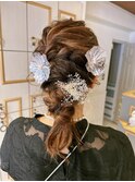 結婚式　卒業式　ダウンスタイル