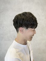 ジールサロン つくば本店&nbsp;ラフナチュラルパーマ×前下がりマッシュ