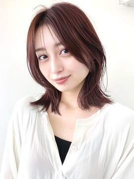 ブロウ ネックス ザ サロン 表参道(VLOW nex the salon) 【hit style＃16】愛されロブ vlow 表参道 韓国 髪質改善 前髪