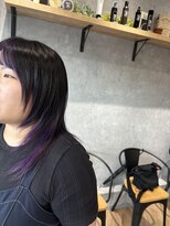 エレノア 越谷(Eleanor)&nbsp;フェイスフレーミング/ウルフレイヤー/青紫【RIE】